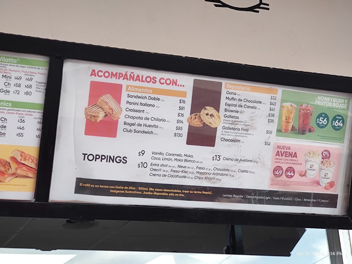 CAFFENIO Teófilo Burunda Menu - Image 2
