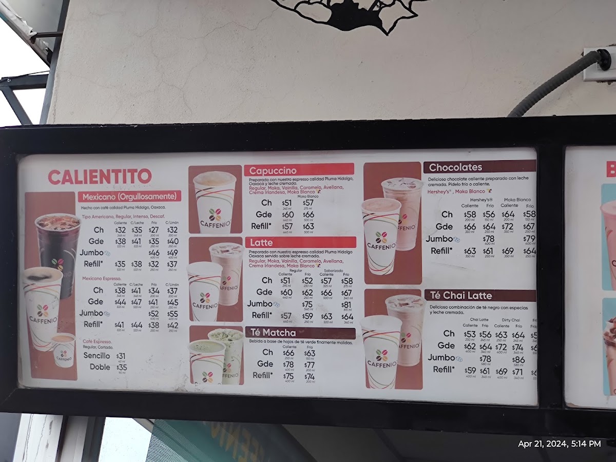 CAFFENIO Teófilo Burunda Menu - Image 3